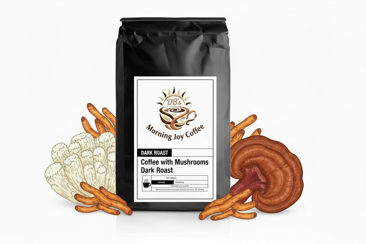 Coffee with Mushrooms Dark Roast